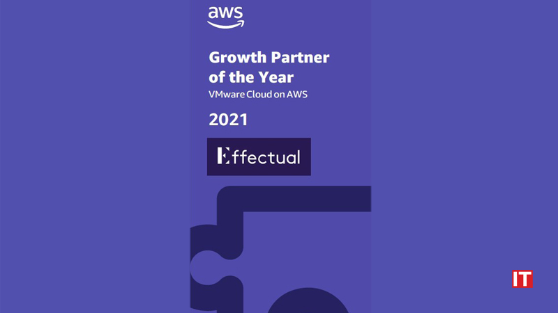 Effectual Named VMware Cloud on AWS Growth Partner of the Year logo/IT Digest