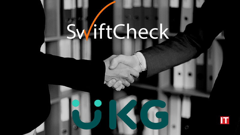 Background Check Company_ SwiftCheck_ Joins UKG Partner Program logo/IT digest