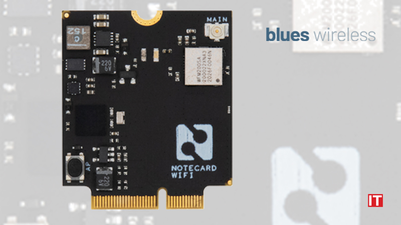 Blues Wireless Extends Notecard IoT Connectivity Product Line to Cover Global Cellular and Wi-Fi_ Announces New Product Beta logo/IT digest