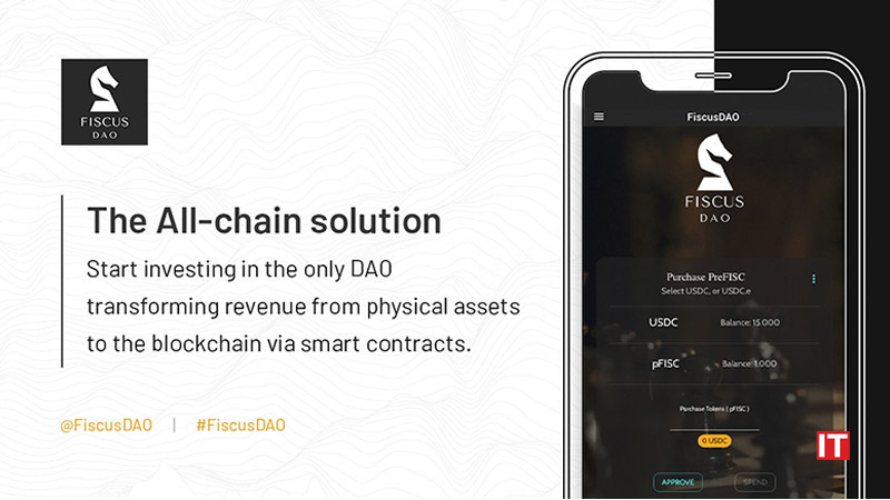 FiscusDAO Launches Smart Contracts to Bridge On- and Off-Chain Assets logo/IT Digest