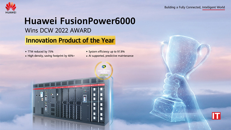 Huawei's FusionPower6000 Wins Innovation Product Award at Data Centre World 2022 logo/IT Digest
