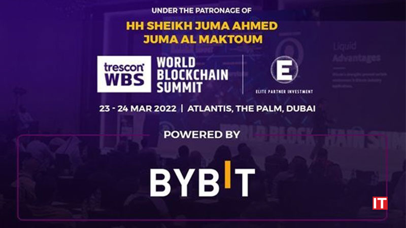 World Blockchain Summit - Dubai is powered by one of the fastest growing cryptocurrency exchanges - Bybit logo/IT Digest