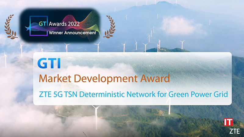 ZTE_ China Mobile and NR Electric win GTI 2022 Market Development Award logo/IT Digest