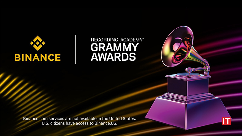 Binance Signs-On To Be The Official Cryptocurrency Exchange Partner of the 64th Annual GRAMMY Awards® logo/IT Digest