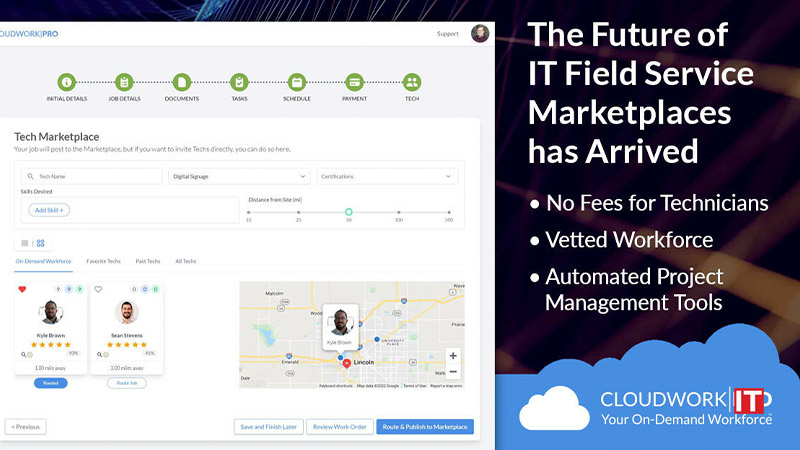 CLOUDWORK PRO Releases New On-Demand IT Field Services Marketplace logo/IT Digest