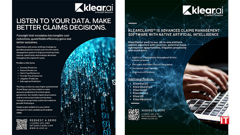 Klear.ai Featured in Redhand Advisors Webinar Sharing Their Experiences Transforming Claims Administration with Artificial Intelligence logo/IT Digest