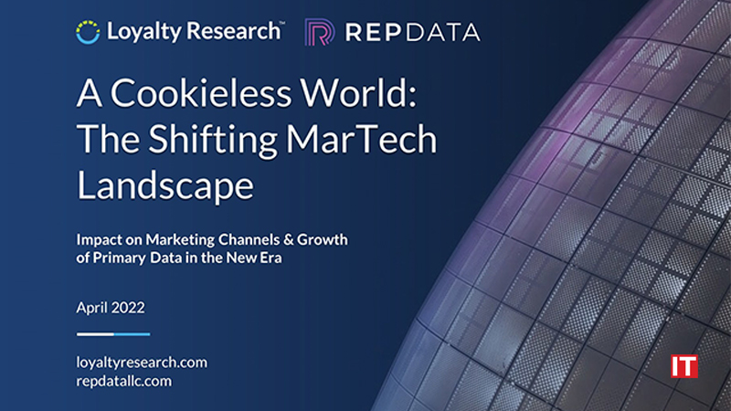 Loyalty Research Center and Rep Data Release eBook_ A Cookieless World The Shifting MarTech Landscape logo/IT digest