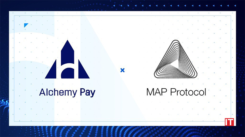 MAP Protocol Partners Alchemy Pay for Fiat Payment Rails and On-Ramps logo/IT digest