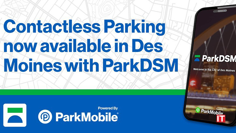 The City of Des Moines Launches a Mobile Parking App_ ParkDSM_ Powered by ParkMobile logo/IT Digest