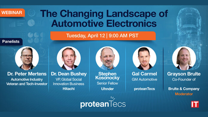 proteanTecs to Host Leading Industry Experts for Panel Discussion on the Changing Landscape of Automotive Electronics logo/IT Digest