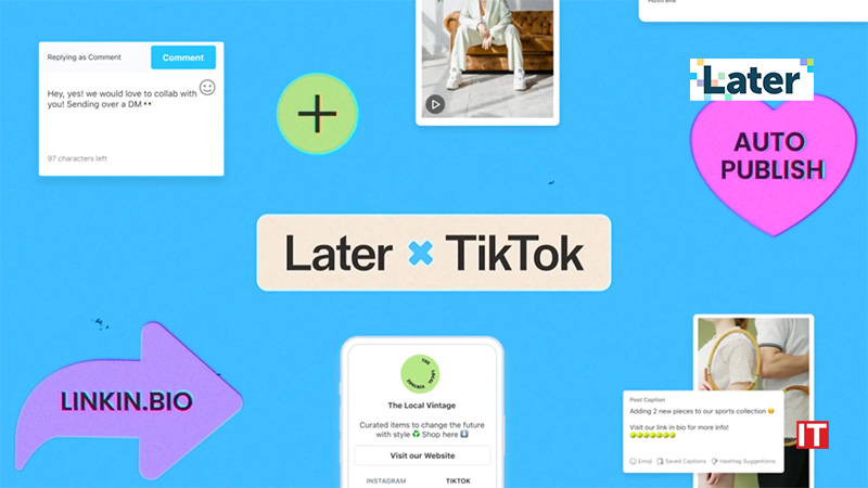 Later Unveils Brand New TikTok Features and Tools Through Official TikTok Partnership logo/IT Digest