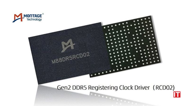 Montage Technology Starts Producing 2nd-Gen DDR5 RCDs logo/IT digest