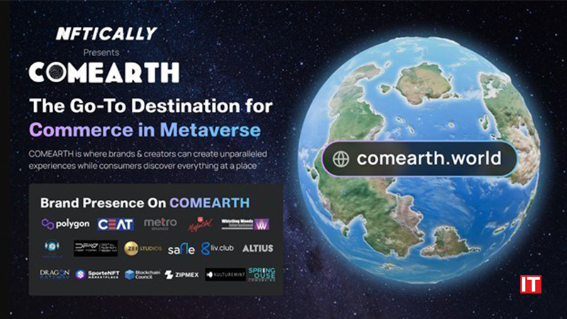 NFTICALLY Announces World's First E-Commerce Metaverse Ecosystem COMEARTH logo/IT digest