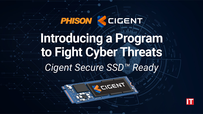 Phison and Cigent Deliver Advanced Cybersecurity Protection in Storage Controllers and Firmware/Read Magazine