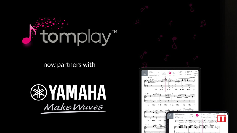 Yamaha and Tomplay start partnership to transform musicians' daily practice into a unique experience