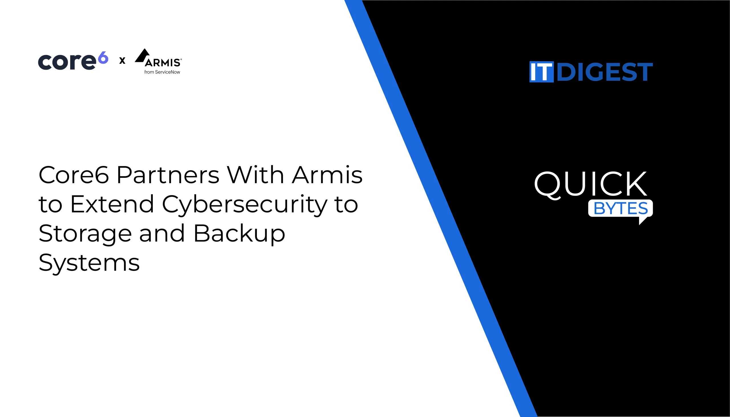 Core6 Partners With Armis to Extend Cybersecurity to Storage and Backup Systems (1)